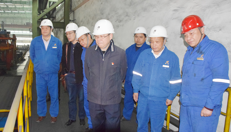 華菱集團領(lǐng)導(dǎo)易佐來衡鋼調(diào)研